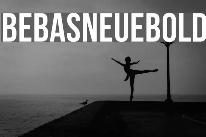 BebasNeueBold Font examples