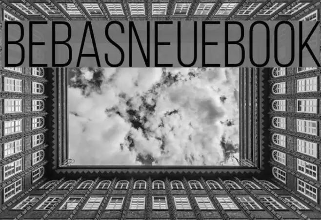 BebasNeueBook Font examples