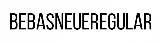 BebasNeueRegular  Fuentes Gratis Descargar