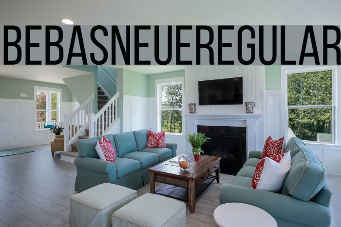 BebasNeueRegular Font examples