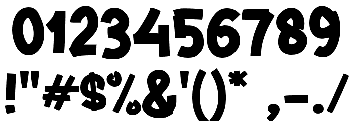 Bebek Duck Font OTHER CHARS