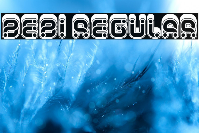 Bebi Regular Example 2