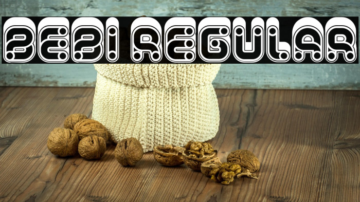 Bebi Regular Example 3