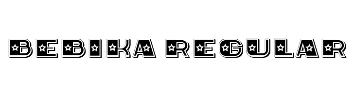 Bebika Regular  font caratteri gratis