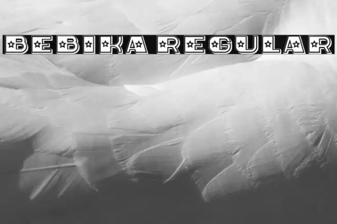 Bebika Regular Font examples