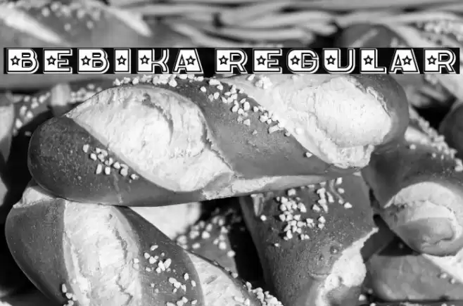 Bebika Regular Font examples