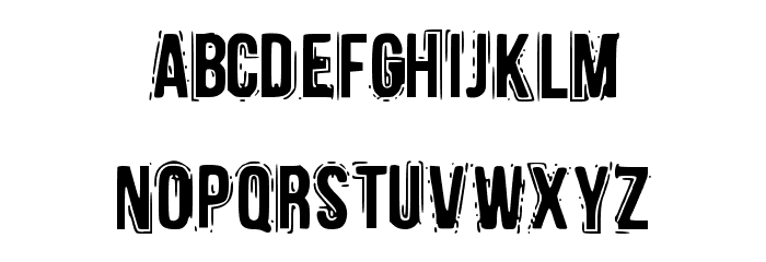 Beboline Font LOWERCASE