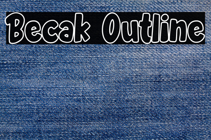 Becak Outline Example 1