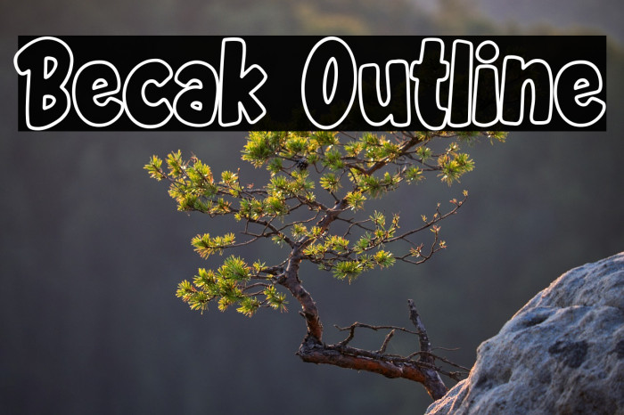 Becak Outline Example 2