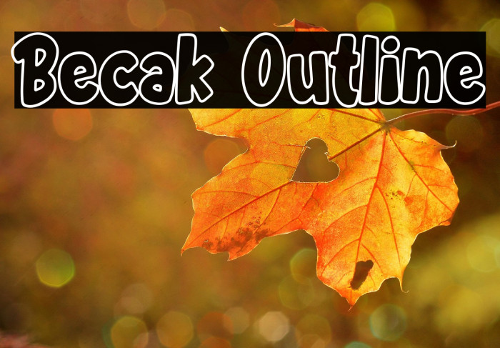 Becak Outline Example 3