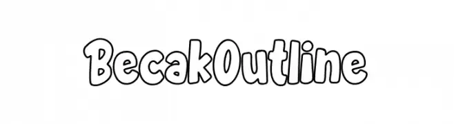 BecakOutline  Скачать бесплатные шрифты