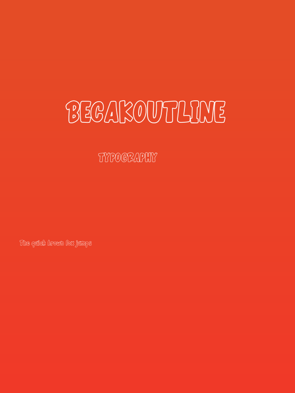 BecakOutline Poster