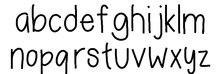 Because He Lives Font LOWERCASE