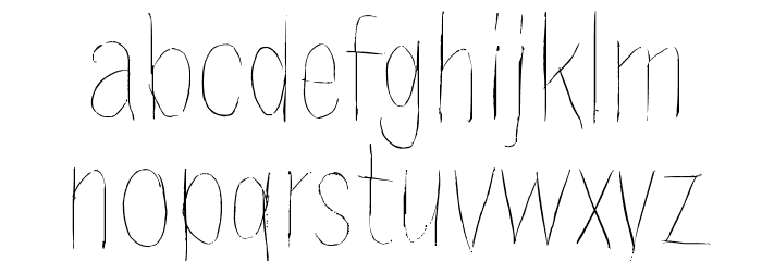 Because the night Font LOWERCASE