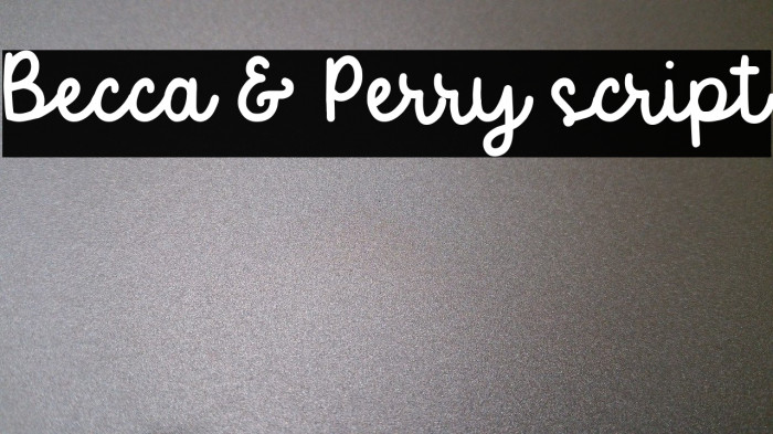 Becca & Perry script Example 1