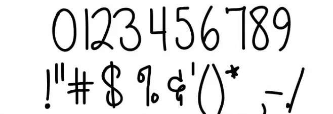 Becca Font OTHER CHARS