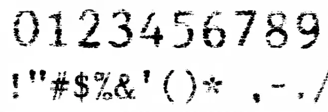 Beccaria Font OTHER CHARS