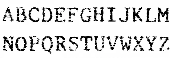 Beccaria Font UPPERCASE
