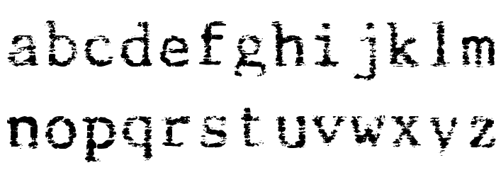 Beccaria Font LOWERCASE
