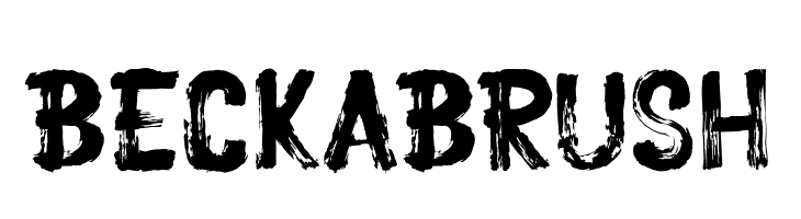 BeckaBrush  font caratteri gratis