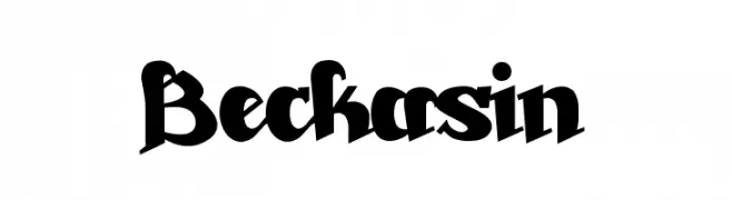 Beckasin  Descarca Fonturi Gratis