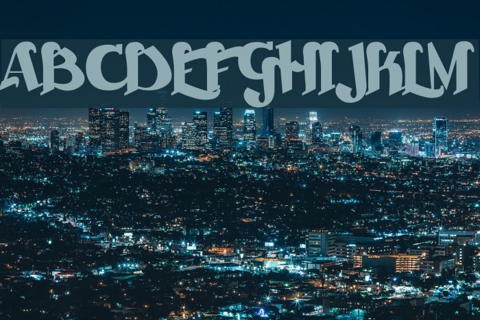 Beckasin Font examples