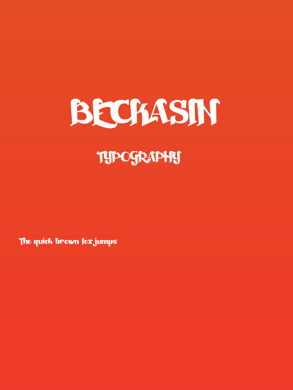 Beckasin Poster