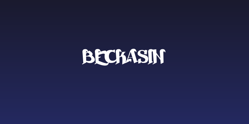 Beckasin Social Header
