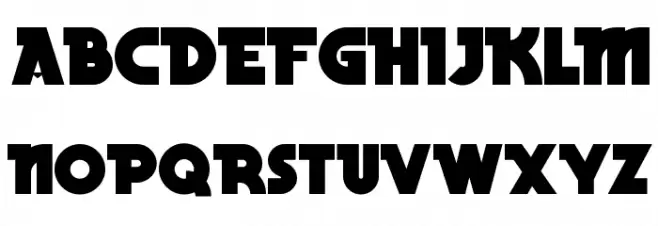 Becker Black NF Font Litere mici