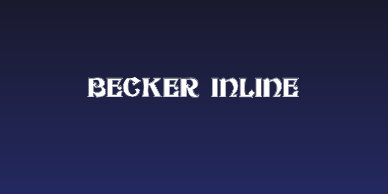 Becker Inline Social Header