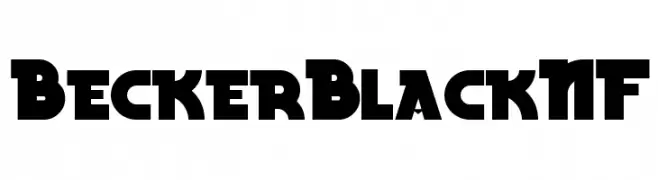 BeckerBlackNF  フリーフォントのダウンロード