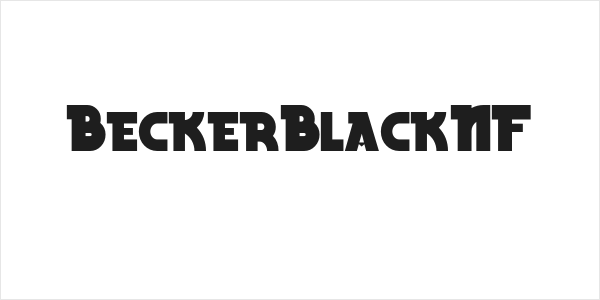 BeckerBlackNF Logo