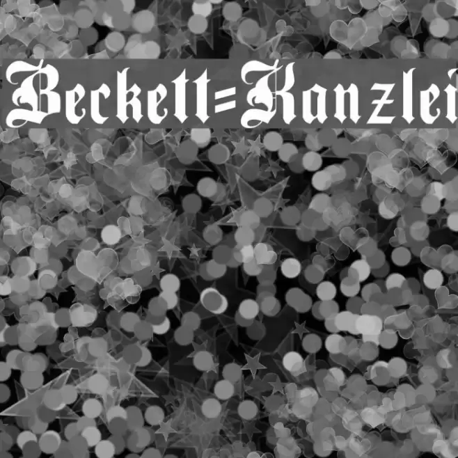 Beckett-Kanzlei Font examples