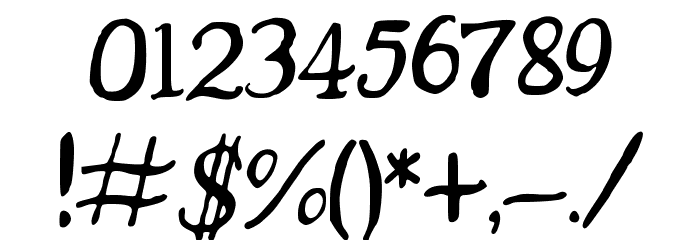 Beckler Font OTHER CHARS