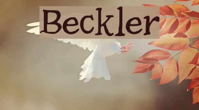 Beckler Example 2