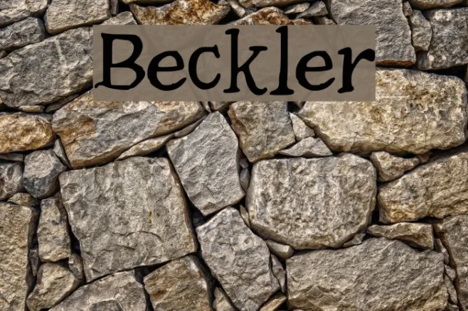 Beckler Example 3
