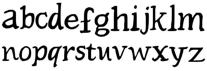 Beckler Font LOWERCASE