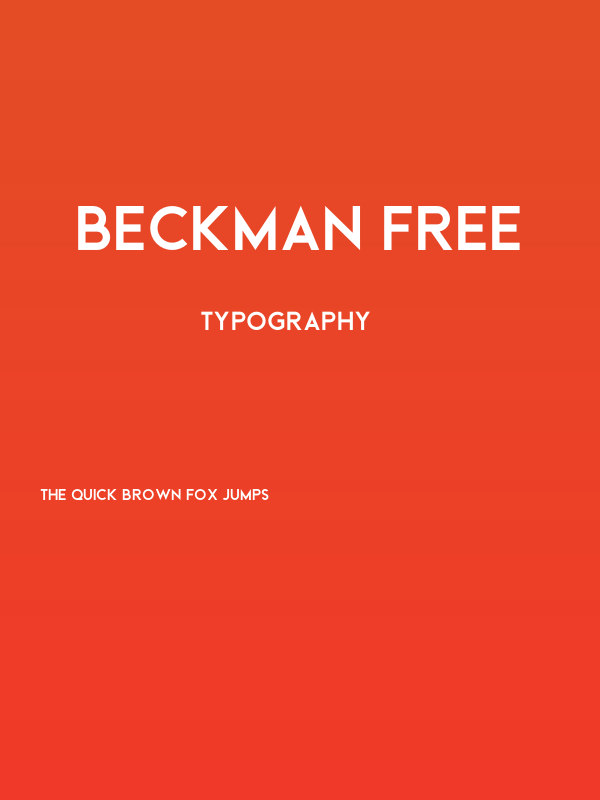 Beckman Free Poster
