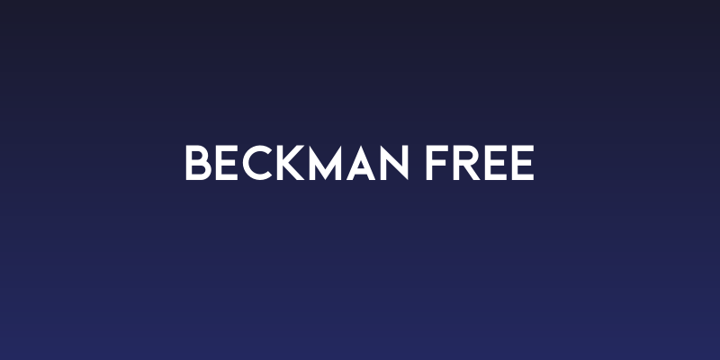 Beckman Free Social Header