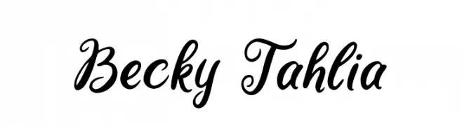 Becky Tahlia  Free Fonts Download
