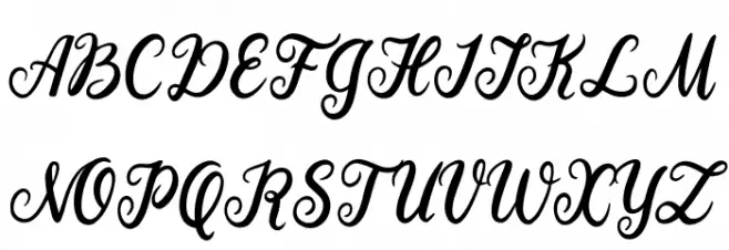 Becky Tahlia Font OTHER CHARS