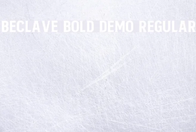 Beclave Bold DEMO Regular Example 3
