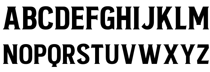 Beclave Bold DEMO Regular Font LOWERCASE