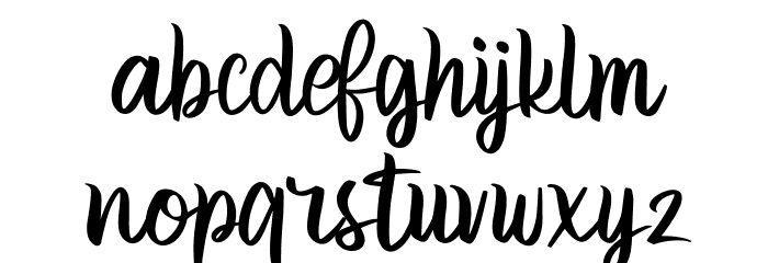 Become Choice Font LOWERCASE
