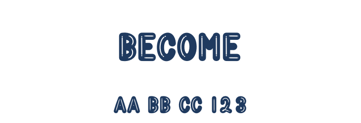 Become Font Preview