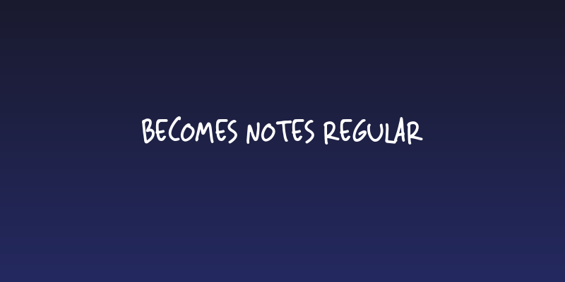 Becomes Notes Regular Social Header