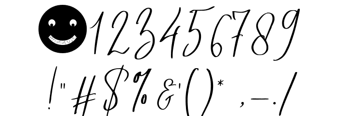 Beconfident Font OTHER CHARS
