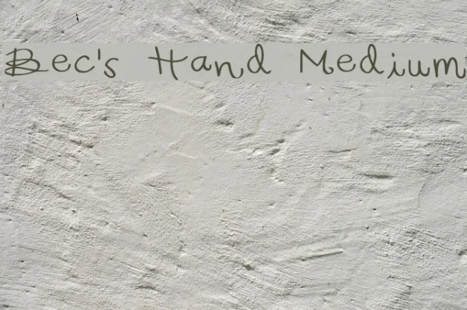 Bec's Hand Medium Example 2
