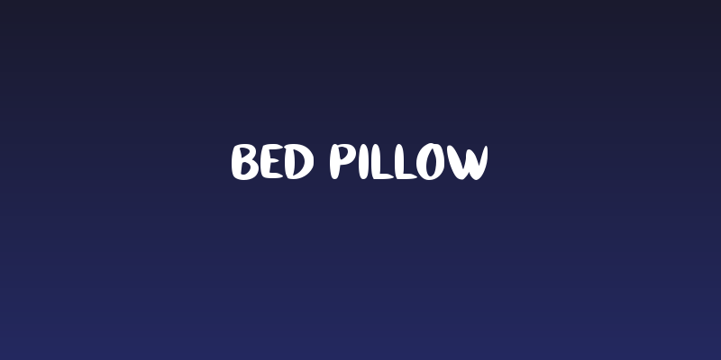 Bed Pillow Social Header