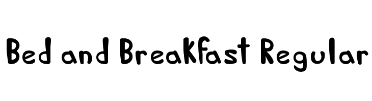 Bed and Breakfast Regular  Free Fonts Download